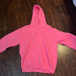 Hot pink sweatshirt